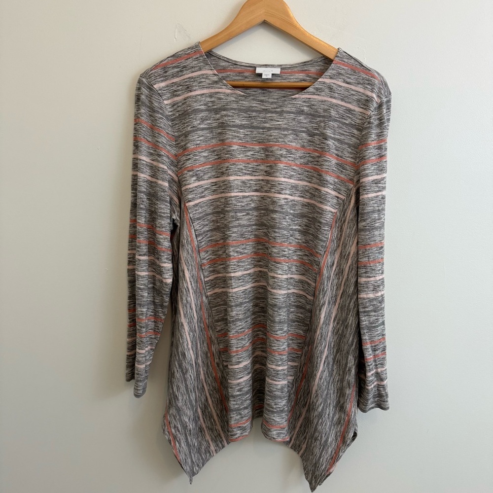 Pure‎ Jill Striped Tunic Top Size XL